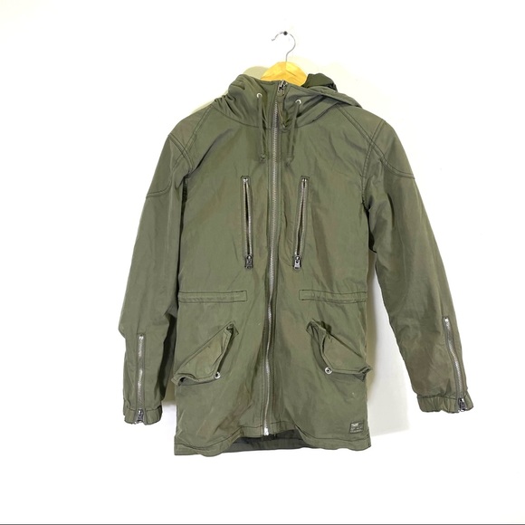 TNA Jackets & Blazers - TNA roswell 3 in 1 green parka S